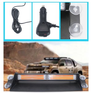 Đèn Nhấp Nháy Khẩn Cấp Cho Xe Hơi Xe Tải Đèn Cảnh Báo Nhấp Nháy COB LED Màu Xanh Đỏ Đèn Flash Chạy Ban Ngày Đèn Led Chế Độ Nhấp Nháy 12V-24V 36W - Product Image 6