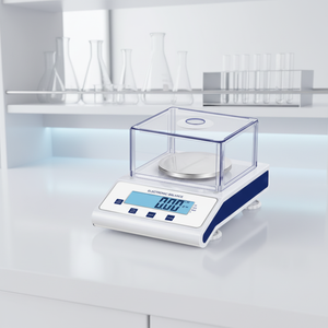 CE Certified <strong>Electronic</strong> Analytical <strong>Balance</strong> <strong>0.01g</strong> LCD Display External Calibration Capacity 0.1/0.2/0.3/0.5/0.6/1/2/3/kg - Product Image 3