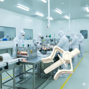 Adaptador de vial transparente no estéril de material MABS para fabricantes de dispositivos médicos - Product Image 1