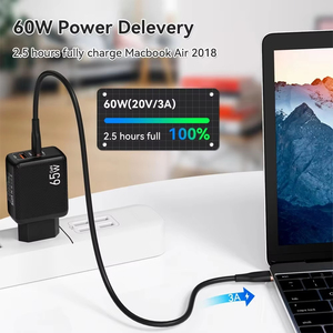 Cable USB C de Carga Rápida de 2m y 60w, Cable de Datos y Cargador para S21 S20 <span class=keywords><strong>A51</strong></span> Mi 10 - Product Image 4