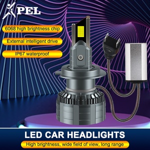 Prix d'usine K6 160W Ampoule de phare de voiture super lumineuse, modèles universels H1 H3 H4 H7 H11 9005 9006 12V, phares LED - Product Image 5
