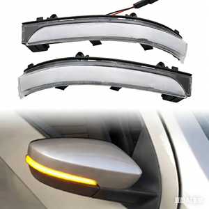 <span class=keywords><strong>Clignotant</strong></span> LED dynamique à défilement pour rétroviseur latéral VW Jetta MK6 version NA Sagitar G6 - Product Image 3