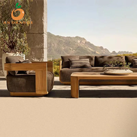 Ensemble de meubles de jardin en teck en gros, ensemble de canapés de jardin, ensemble de meubles de patio pour villa, ensemble de meubles de jardin en bois massif, ensemble de canapés d'extérieur pour terrasse d'hôtel