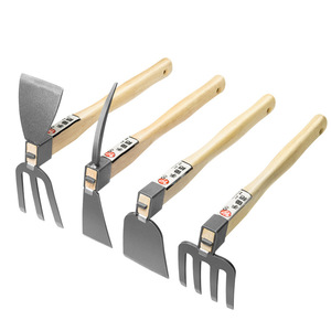 Green Smooth Handheld Cultivator 20cm Width Manual Garden Hoe For Weeding And Digging Outdoor Vegetable Gardening Tool - Product Image 1