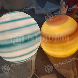 Lámpara Decorativa con Forma de Planeta para Jardín y Parque, Iluminación con Motivos Festivos, Impermeable IP65, para Decoración Exterior - Product Image 5