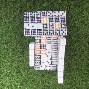 Dominó doble de 12 con 91 fichas de dominó numeradas, juegos de 2 o 4 jugadores e Ideal para juegos de diversión familiar, Noche y viajes - Product Image 4