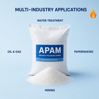 Polyacrylamide Anionique à Haut Poids Moléculaire APAM Floculant 18 Millions de MW