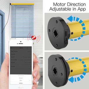 Motor Automático Inteligente ZigBee de 25 mm para Persianas Enrollables Tubulares, Alimentado por Batería de Litio DC, Receptor Integrado, Control RF433 para Tubo de 38 mm - Product Image 5