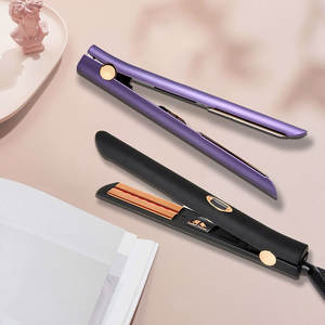 <span class=keywords><strong>Plancha</strong></span> de Pelo LCD 3D con Placas Flotantes, Tecnología Infrarroja, Inalámbrica, de Titanio, 450F, Queratina, Protección contra Sobrecalentamiento - Product Image 1