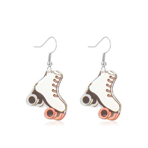 Pendientes Acrílicos Divertidos y Sencillos para Mujer, con Colgante de Violín, Hojas y Tijeras, Regalos de Joyería - Product Image 1