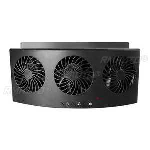 Ventilador USB para escape de coche, eliminación de olores, disipación de calor, ventilación, circulación de aire, ventilador de ventana de refrigeración - Product Image 1