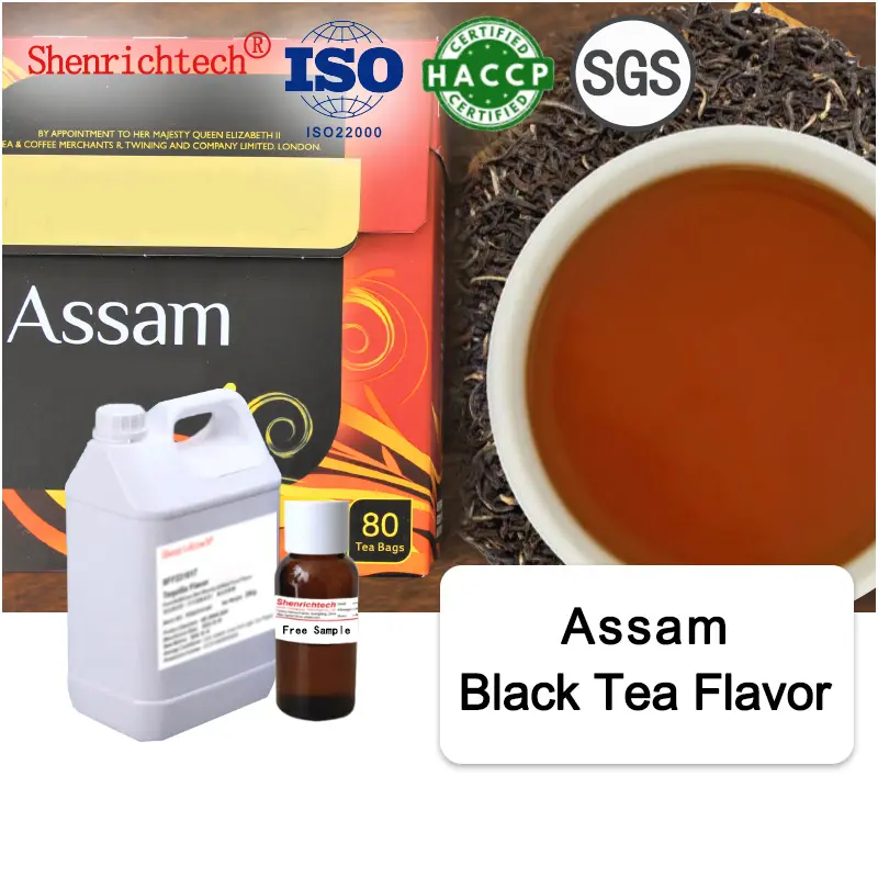 Saveur de thé noir Assam Huile d'essence de qualité alimentaire pour boissons Thé au lait Boissons saveurs de thé à bulles Personnalisation liquide