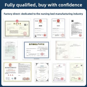 Gong Can multifungsi furnitur rumah sakit baja antikarat tempat tidur perawatan ganda tunggal pasien dilipat orang tua - Product Image 4