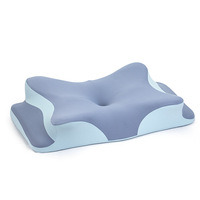 Oreiller cervical ergonomique en mousse à mémoire de forme, soulagement de la douleur au cou, soutien orthopédique de la colonne vertébrale, oreiller profilé pour les dormeurs sur le côté et sur le dos