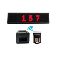Système de gestion de file d'attente sans fil avec imprimantes de tickets numérotés pour écrans LED LCD économiques pour cliniques