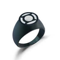 Anneaux de mode Green Lantern, anneaux de puissance du Corps de Green Lantern, anneau en métal Hal Jordan