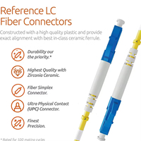 Kabel Jumper serat optik Mode tunggal LC-FC terbaik kabel Patch lapis baja untuk solusi FTTX/FTTH TCP WiFi 3G jaringan GPRS