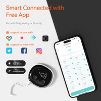 Outil de mesure Welland, règle électrique, ruban numérique à roulettes, écran LED HD, règle rechargeable, règle électrique multifonctionnelle