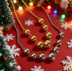 Colar Choker com Inicial em Estilo Oceânico, Banho de Ouro, Novo Lançamento, Venda Quente, Joias para Mulheres em Festas de Casamento - Product Image 5