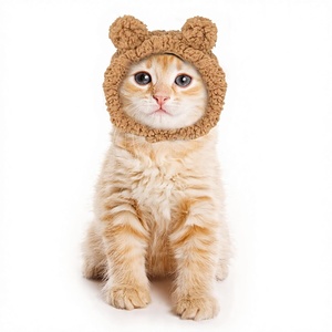 <span class=keywords><strong>Disfraz</strong></span> <span class=keywords><strong>de</strong></span> Invierno para Gatos, Gorro <span class=keywords><strong>de</strong></span> Oso Cálido y Ajustable, Gorro Suave para Mascotas Pequeñas, Gorro Cálido <span class=keywords><strong>de</strong></span> Invierno para Gatos, Cachorros y Gatitos - Product Image 6