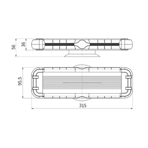 ECE Siêu Sáng 12 Mô Hình Roof Top Hổ Phách Cảnh Báo Từ <span class=keywords><strong>LED</strong></span> Thanh Nhấp Nháy Nhấp Nháy Cảnh Báo Ánh Sáng Xe Cho Xe Tải Máy Kéo - Product Image 5