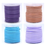 Cordon en cuir de mouton cousu de première qualité BMZ 2026, 3 mm, véritable cuir d'agneau pour la fabrication de bijoux