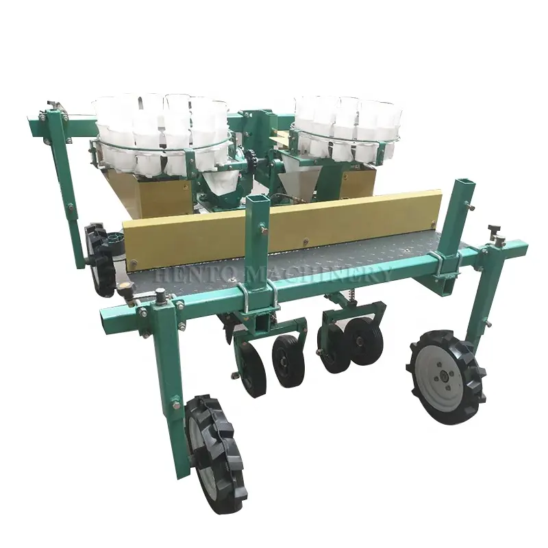 Máquina fácil de transplante de arroz/máquina de transplante de morango/máquina de transplante de pimenta de 2 fileiras de operação