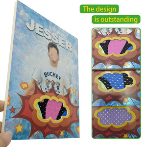 הדפסה 5.5 מ""מ סובלימציה צמודה בתפזורת סיפון קרטון עבה במיוחד לוגו נייר כסף בייסבול כרטיס ספורט עם שריד - Product Image 3