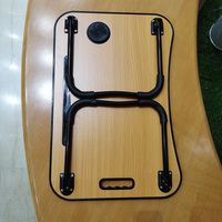 Canapé de bureau pliable et Portable, Table d'ordinateur Portable, plateau de lit multifonctionnel, support d'ordinateur avec fente