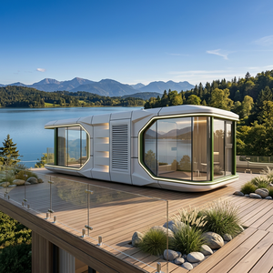 Casa Cápsula Espacial de Lujo, Cabaña Modular Prefabricada para Resort, Glamping, Campamento, Hotel, Alojamiento con Cristal Panorámico, Casa Inteligente - Product Image 6