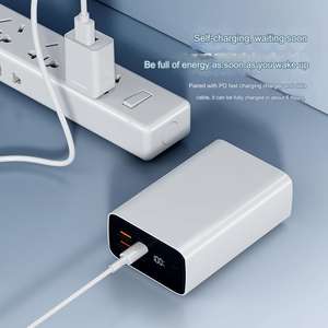Banque de puissance de charge super rapide PD20W <span class=keywords><strong>45W</strong></span> haute capacité <span class=keywords><strong>30000mAh</strong></span> avec affichage LED à double interface USB Type-C pour une utilisation en extérieur - Product Image 2