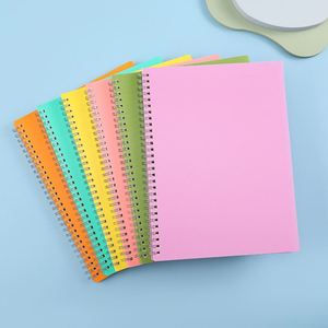 Carnet promotionnel A5 à spirale personnalisé pour cadeaux d'entreprise, bloc-notes écologique à couverture souple pour le bureau avec logo - Product Image 2
