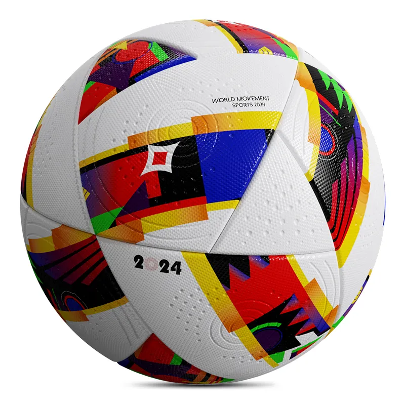 2024 European League football High quality PU material hot bonding Soccer Ball adult training football most favorable price