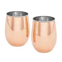 Verre à vin en cuivre martelé de style classique, design moderne, gravé à la main, capacité de 500 à 1000 ml, taille personnalisée, fabricant, toutes les couleurs