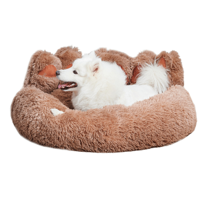 Lit pour animaux de compagnie DB Bear Paw en fausse fourrure, petit et moyen, pour chien et chat, lit en peluche mignon et élégant pour animaux de compagnie - Product Image 3