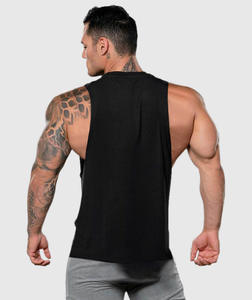 Passuxi Best seller Fitness Running 2025 nuovo gilet da <span class=keywords><strong>uomo</strong></span> estivo abbigliamento sportivo tinta unita senza maniche maglietta da <span class=keywords><strong>uomo</strong></span> - Product Image 4