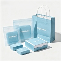 Kit de rangement pour aligneurs orthodontiques personnalisés en gros – Boîte d'emballage complète compacte pour gouttières dentaires invisibles – Idéal pour les cabinets dentaires