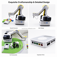 DOBOT Magician Lite Kit de Brazo Robótico Educativo con Visión IA, Pinza Robótica con Ventosa, Robot de Escritorio para Laboratorio STEM y Enseñanza Escolar