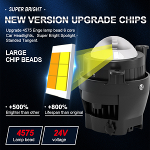 Faro antiniebla láser de un solo Color de alta potencia de 3 pulgadas y 70W, lente de proyector Led, brillo, lámpara de cristal de foco de <span class=keywords><strong>largo</strong></span> alcance - Product Image 6