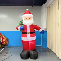 Décorations gonflables de Noël, sacs cadeaux du Père Noël pour la décoration de la cour et du jardin, figurines gonflables de Noël