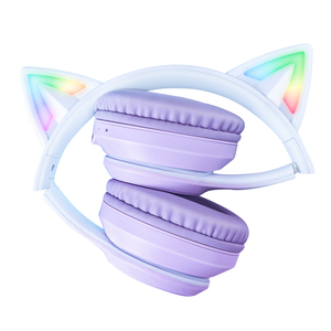 Nuevos Auriculares Infantiles <span class=keywords><strong>ONIKUMA</strong></span> <span class=keywords><strong>B90</strong></span> RGB, Auriculares Plegables BT con Orejas de Gato Desmontables - Product Image 3