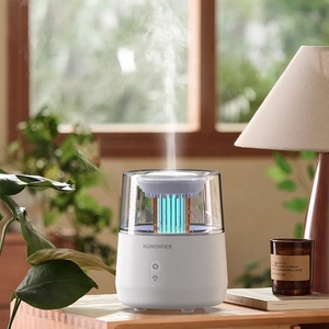Diffuseur d'huiles essentielles à ultrasons avec lumière à 7 couleurs, design incroyable, brume fraîche, diffuseur d'arômes en forme de goutte de pluie pour la maison et le bureau - Product Image 2