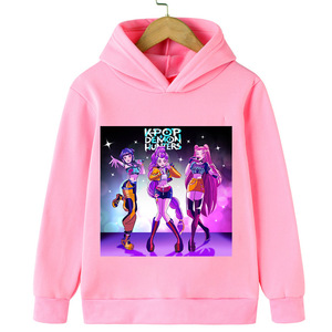 Sudadera con capucha con estampado de dibujos animados y forro polar cálido de Witch-hunting Team Witch <span class=keywords><strong>Anime</strong></span> para niños y niñas - Product Image 2