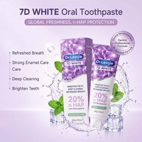Dentifrice blanchissant OEM - Fabricant de dentifrice - 7D White 20% N-HAP Dentifrice blanchissant Double Ice OEM Marque privée Personnalisé
