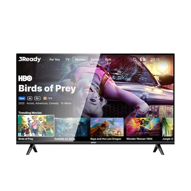 OEM ODM Manufacturer 24-Inch Smart TV LED HDTV 4K with Wi-Fi for Kitchen Use