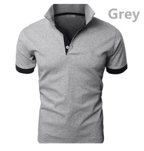 <strong>Mens</strong> Fashion Personality Embroidery Short Sleeve <strong>POLO</strong> <strong>Shirt</strong> - Product Image 1