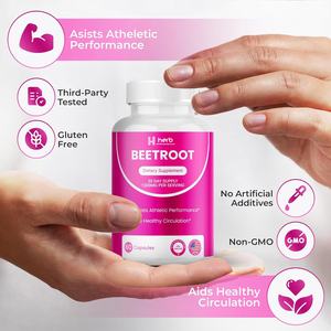 Capsules d'extrait de racine de betterave à marque privée OEM/ODM avec vitamines pour hommes et femmes – Poudre de racine de betterave rouge en capsules - Product Image 6