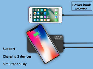 Meilleures ventes 2026 Nouvelle <span class=keywords><strong>batterie</strong></span> <span class=keywords><strong>externe</strong></span> sans fil avec écran LED 10000mAh Chargeur portable avec support de téléphone <span class=keywords><strong>Batterie</strong></span> <span class=keywords><strong>externe</strong></span> Chargeur - Product Image 5