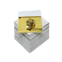 Feuilles d'or de la meilleure qualité, feuilles d'or de Taiwan, 9*9cm, feuille d'or, utilisées pour la décoration de meubles et d'artisanat