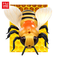HW Radio Control Animal juguetes simulación insecto lindo infrarrojo abeja modelo remoto RC divertido infrarrojo nivel juguetes para mascotas